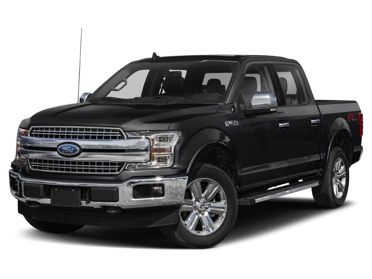 2020 Ford F-150 XL in Agate Black Metallic — front three-quarter view
