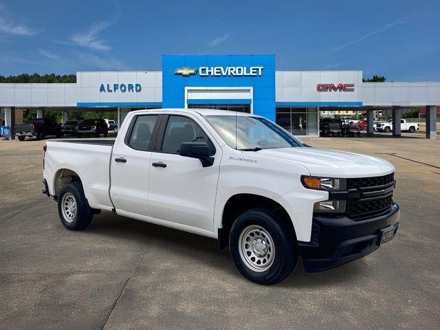 2021 Chevrolet Silverado 1500 Work Truck in Summit White — front three-quarter view
