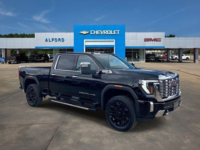2026 GMC Sierra 2500 HD Denali in Onyx Black — front three-quarter view