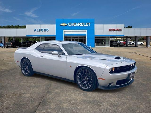 2023 Dodge Challenger R/T Scat Pack in Triple Nickel Clearcoat — front three-quarter view