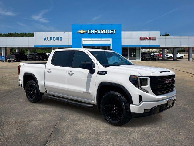 2026 GMC Sierra 1500 Elevation in Summit White — front three-quarter view