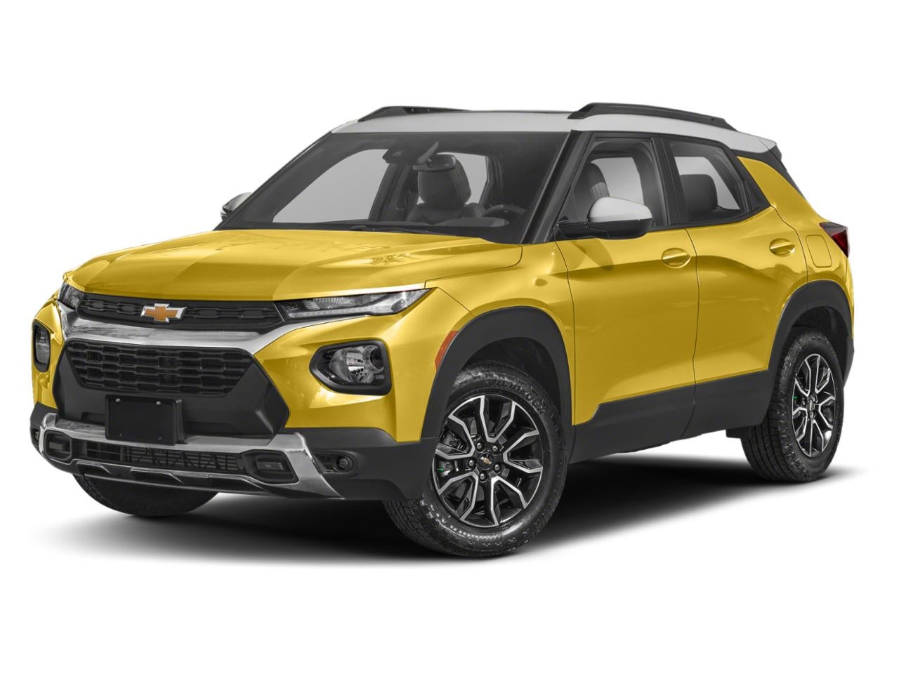 2023 Chevrolet Trailblazer ACTIV in Nitro Yellow Metallic — front three-quarter view